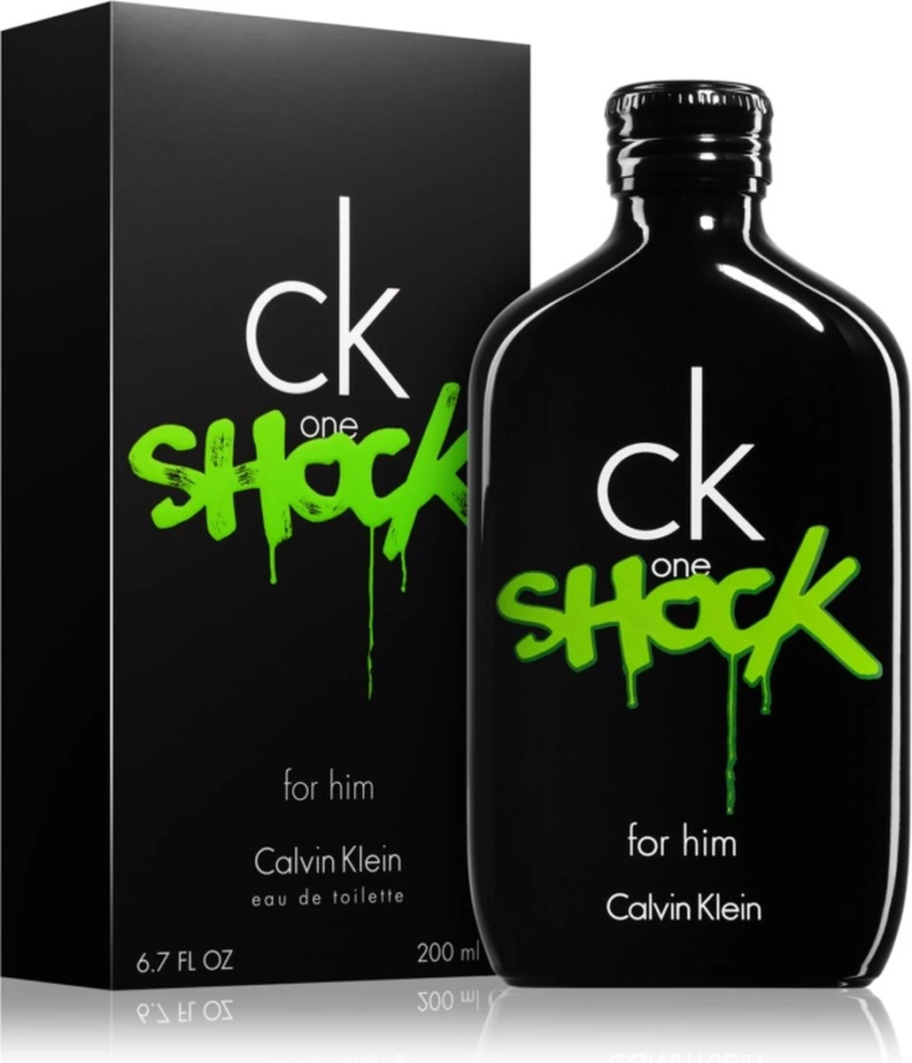 Calvin Klein CK One Shock 200 Ml - Eau De Toilette - Herenparfum - Afbeelding 4