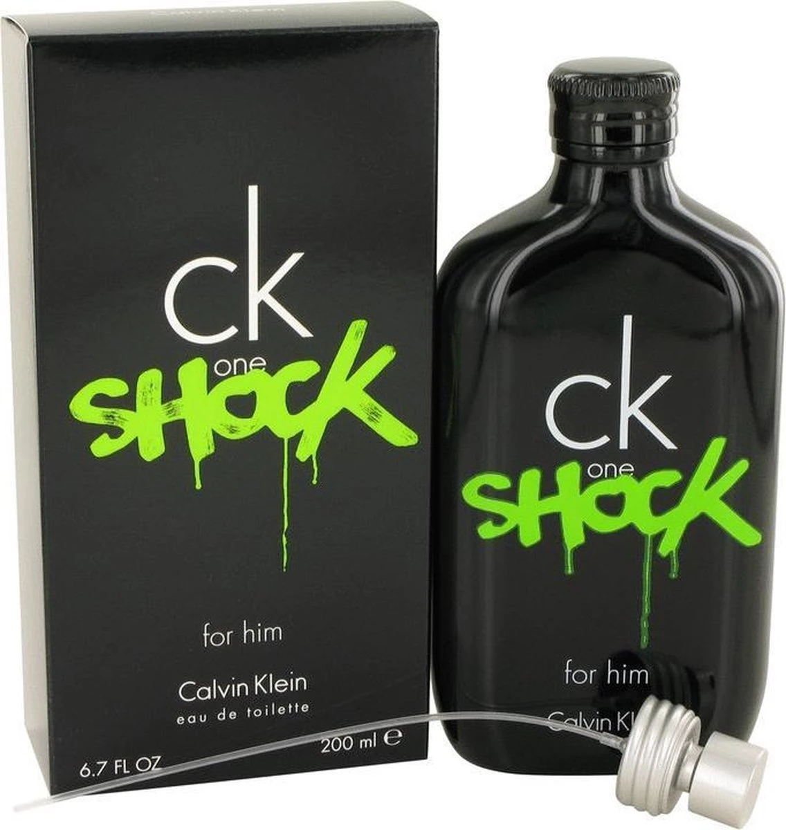 Calvin Klein CK One Shock 200 Ml - Eau De Toilette - Herenparfum - Afbeelding 8