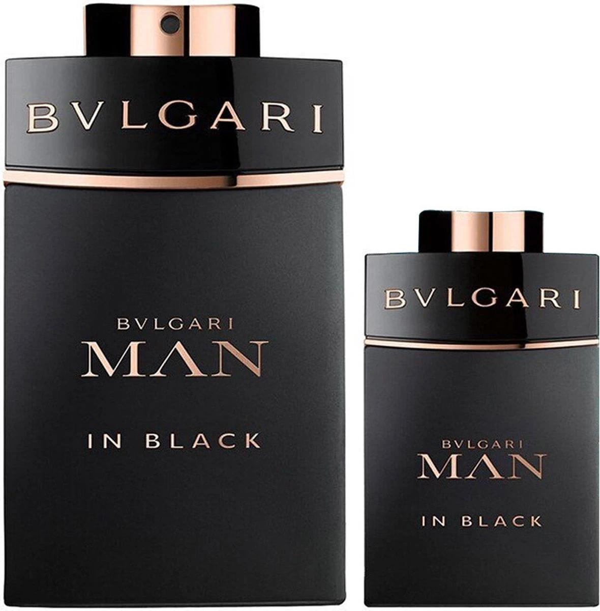 Bvlgari Man In Black Giftset - 100 Ml Eau De Parfum Spray + 15 Ml Eau De Parfum Tasspray - Cadeauset Voor Heren - Afbeelding 2