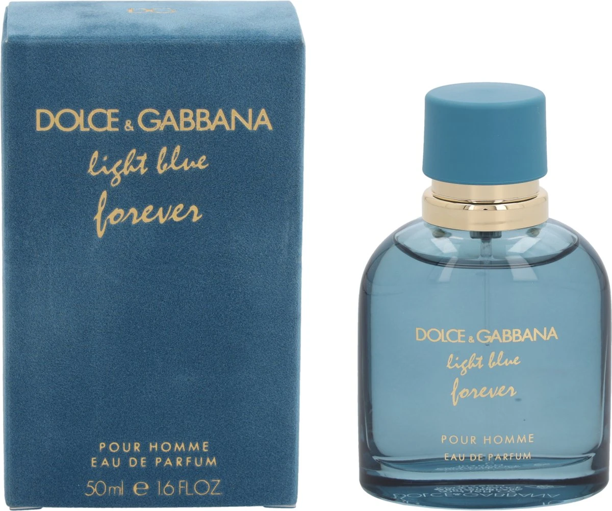 Dolce & Gabbana Light Blue Pour Homme Forever - 50 Ml - Eau De Parfum Spray - Herenparfum - Afbeelding 4
