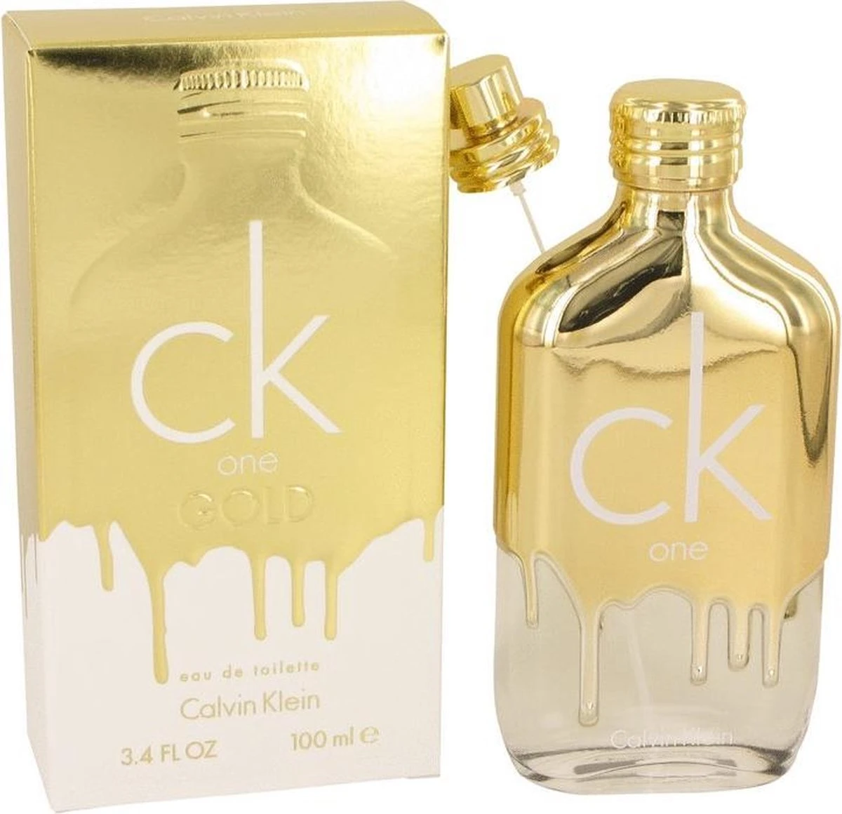 Calvin Klein CK One Gold 100 Ml - Eau De Toilette - Unisex - Afbeelding 9