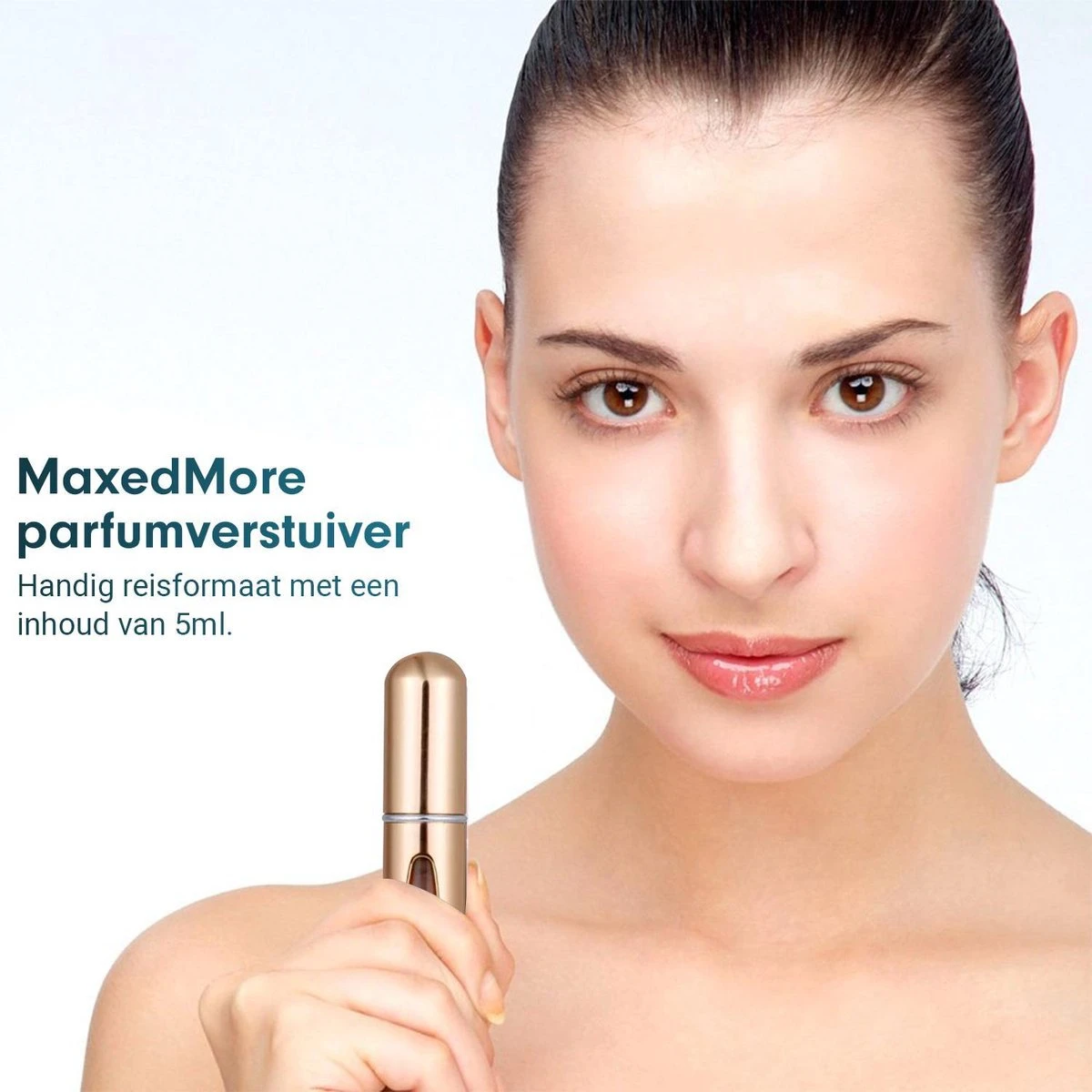 Merkloos Parfum Spray - Navulbare Parfum Verstuiver - Navulling Voor Parfum - Parfumverstuiver - Goudkleurig - Afbeelding 9