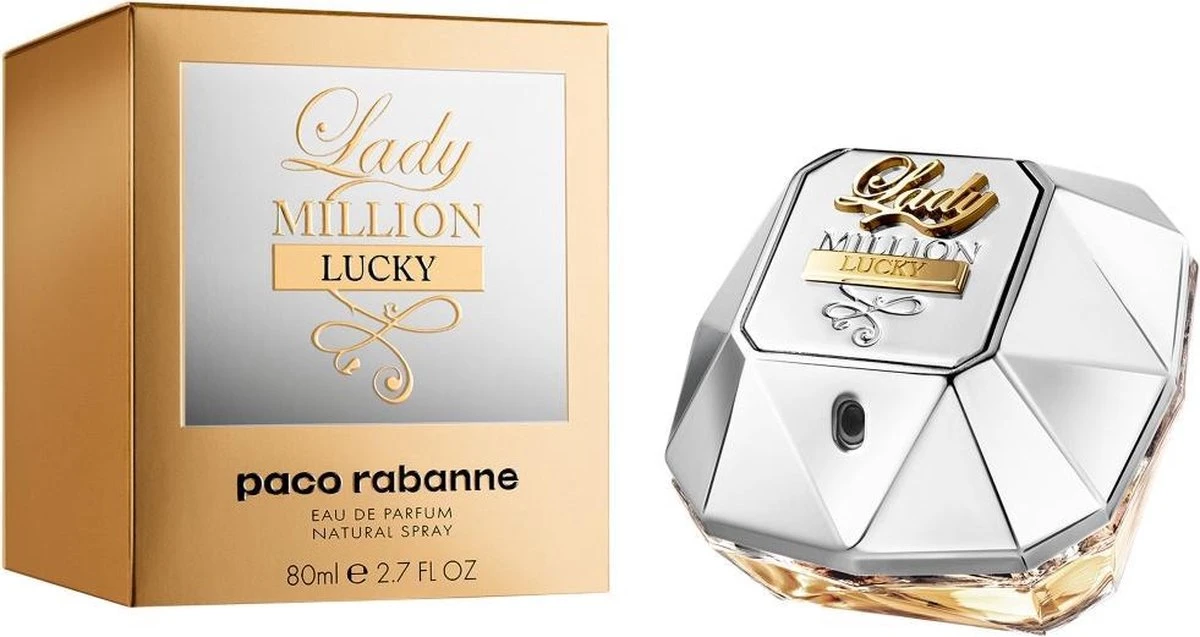 Paco Rabanne Lady Million Lucky 80 Ml - Eau De Parfum - Damesparfum - Afbeelding 3