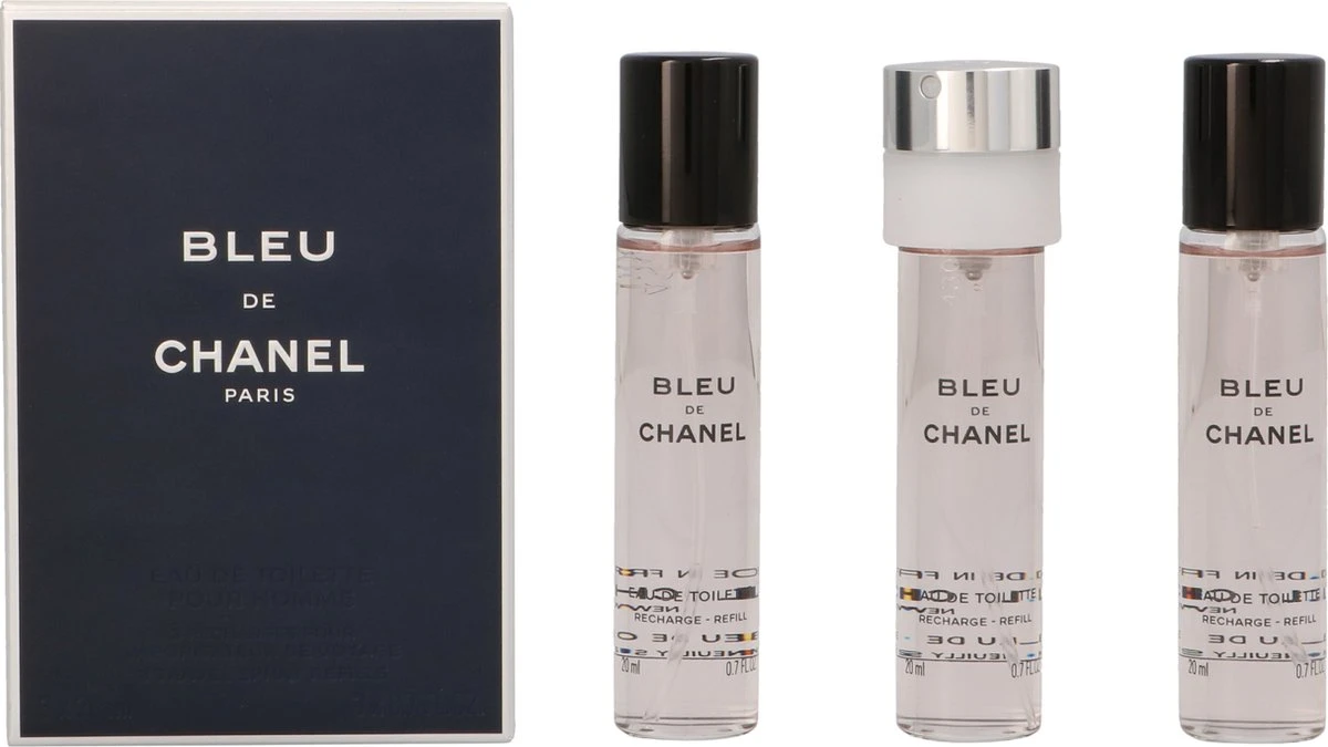 Chanel - Bleu De Chanel Refill EDT 3x 20 Ml - Afbeelding 4