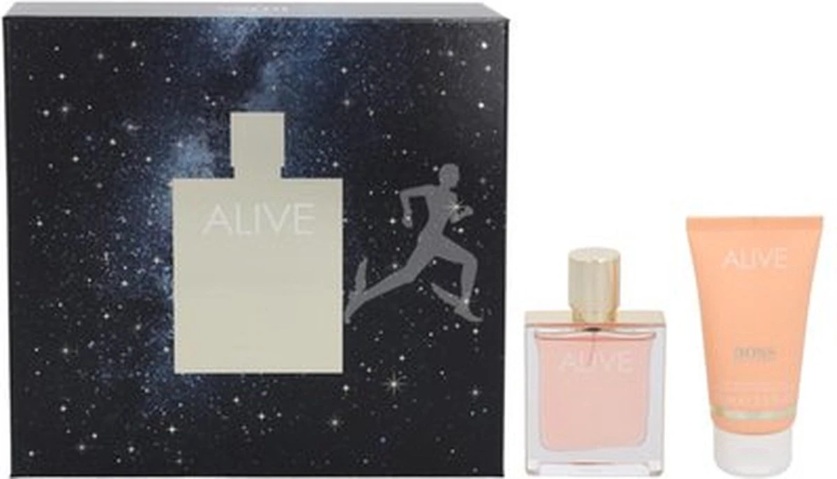 Hugo Boss Alive Geschenkset - 50ml Eau De Parfum + 75ml Bodylotion - Afbeelding 3