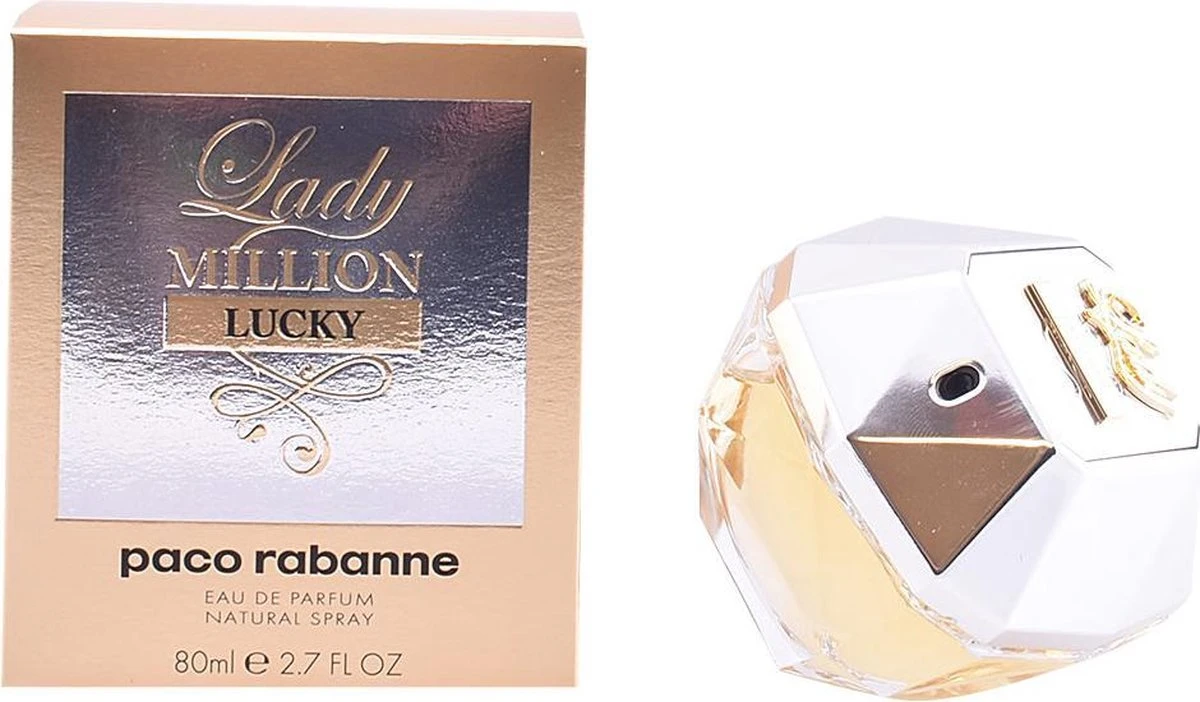 Paco Rabanne Lady Million Lucky 80 Ml - Eau De Parfum - Damesparfum - Afbeelding 8