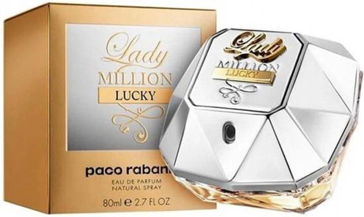 Paco Rabanne Lady Million Lucky 80 Ml - Eau De Parfum - Damesparfum - Afbeelding 2