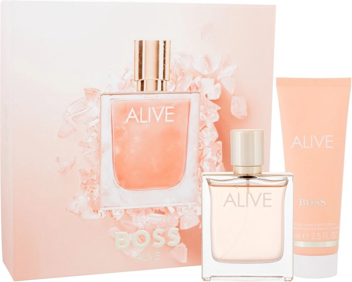 Hugo Boss Alive Geschenkset - 50ml Eau De Parfum + 75ml Bodylotion - Afbeelding 7