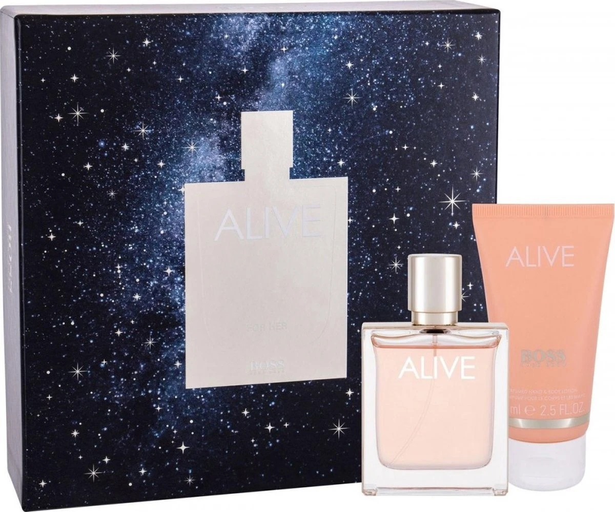 Hugo Boss Alive Geschenkset - 50ml Eau De Parfum + 75ml Bodylotion - Afbeelding 6
