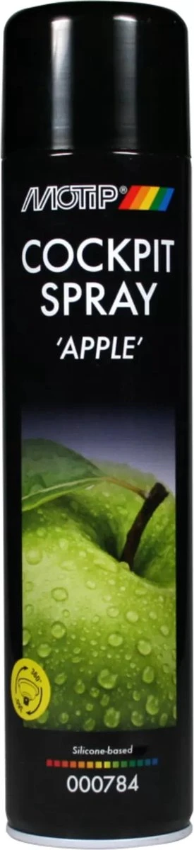 Motip Cockpit Spray Appel 600ML - Dashboard & Luchtverfrisser - Afbeelding 3