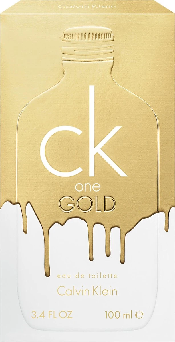 Calvin Klein CK One Gold 100 Ml - Eau De Toilette - Unisex - Afbeelding 2