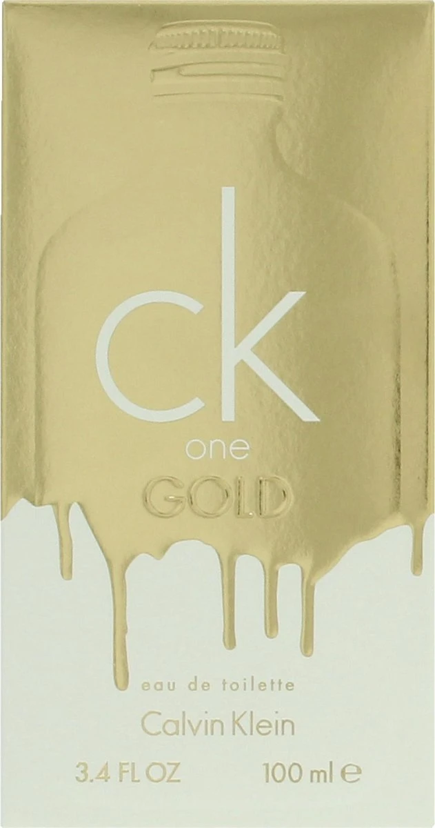 Calvin Klein CK One Gold 100 Ml - Eau De Toilette - Unisex - Afbeelding 10