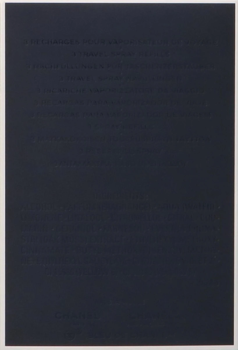 Chanel - Bleu De Chanel Refill EDT 3x 20 Ml - Afbeelding 5