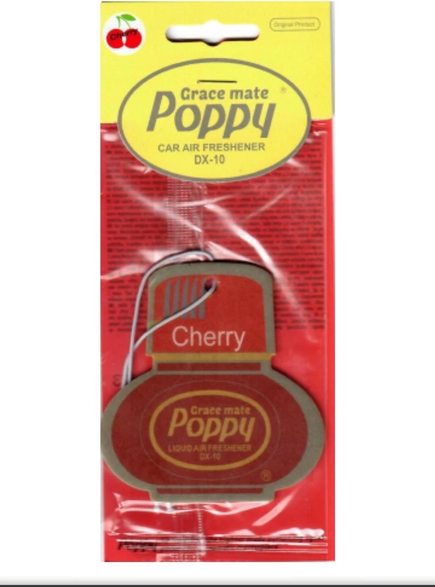 Poppy Grace Mate ® Geurhanger Kersen - Perfume - Luchtverfrisser Auto – Geurhanger – Autogeurtje - Afbeelding 2